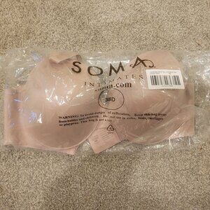 Soma Vanishing Back Full Coverage Bra (Adobe Rose)